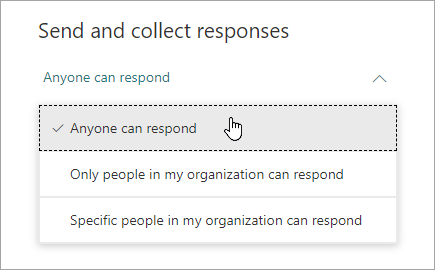 screenshot of Microsoft Forms